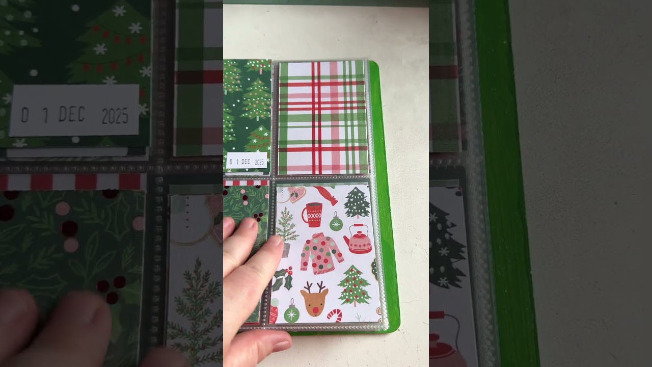 December Daily #decemberdaily #papercraft #crafting #minialbums