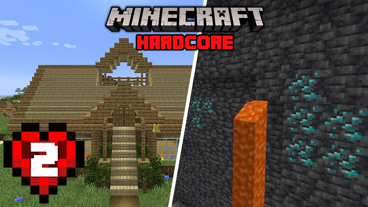 Minecraft: HUGE Starter House & New Caves - 1.17 Hardcore Let's Play | 2