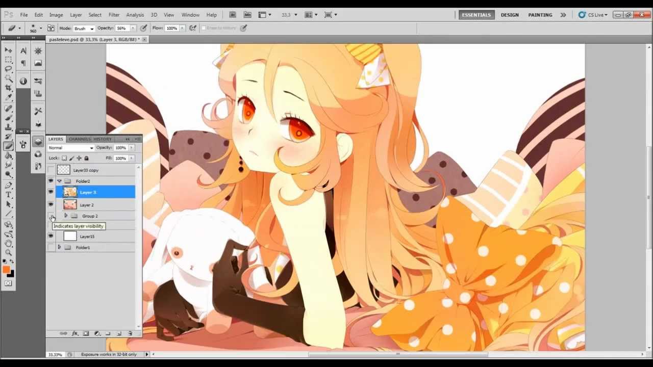 (Sai + Photoshop) Liese