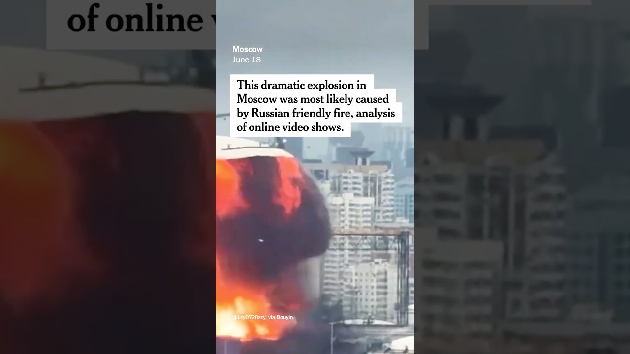 Moscow Refinery Blast May Have Been Caused by Friendly Fire, Video Suggests