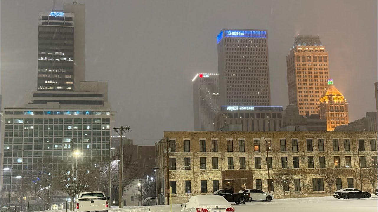 WINTER STORM FERN in Tulsa, Oklahoma| January 24th, 2026. 