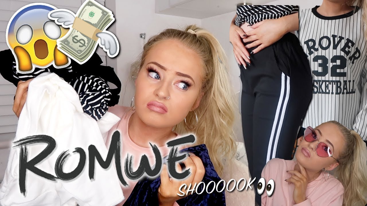 TESTING ROMWE...I CANT BELIEVE THE RESULT |TRY ON CLOTHING HAUL😱😱