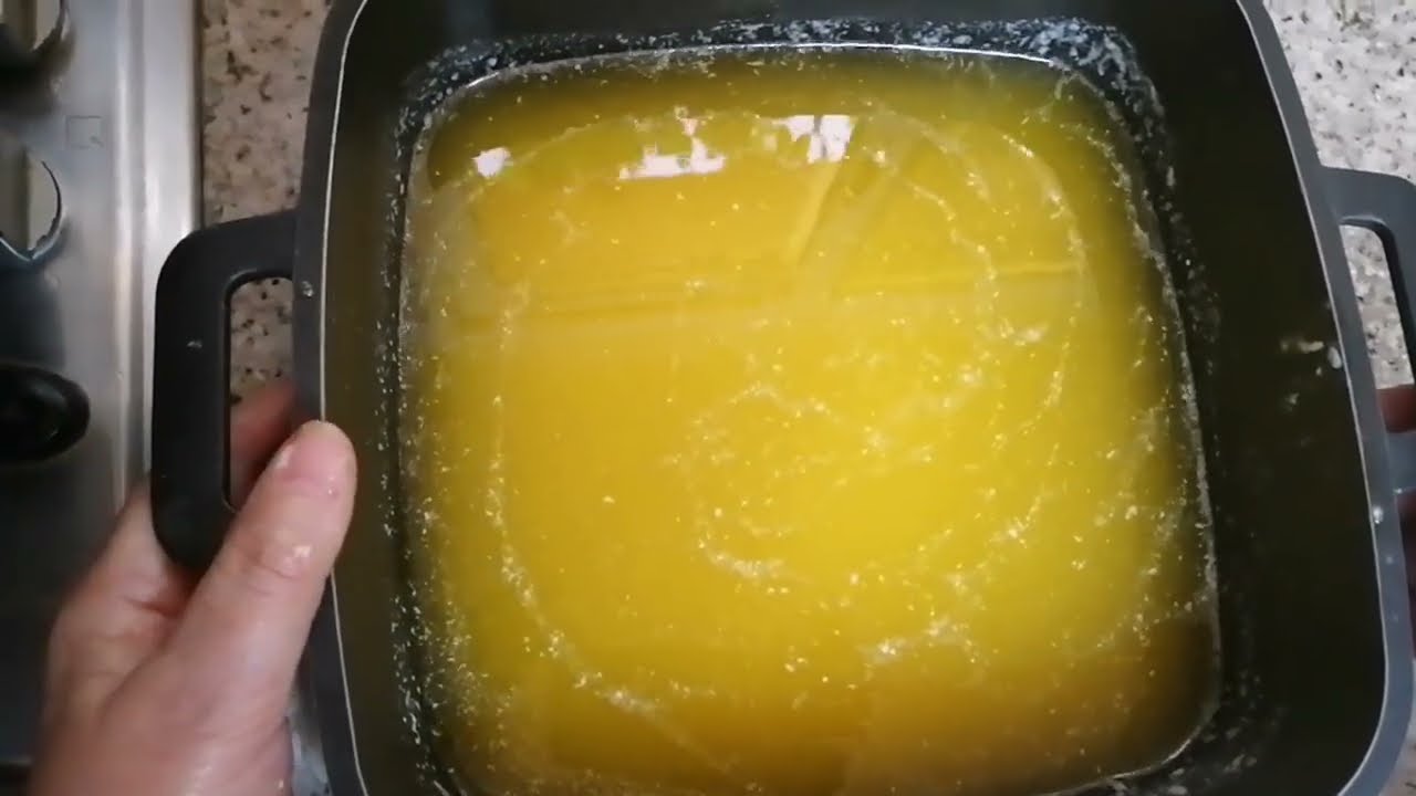 كيفية تحضير السمن 😍التقليدي