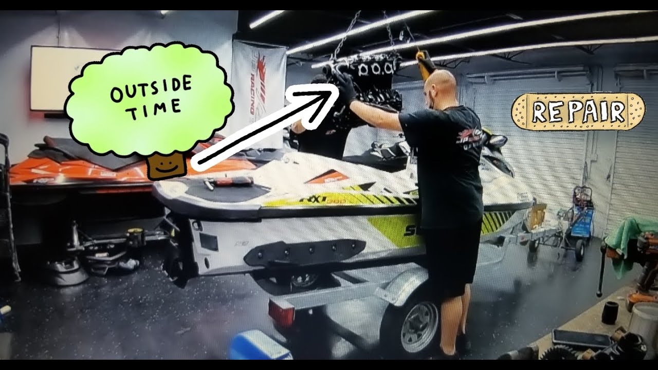 PART 1 Seadoo 300 Engine Removal, Tear Down and Damage Assessment after Timing Chain Failure