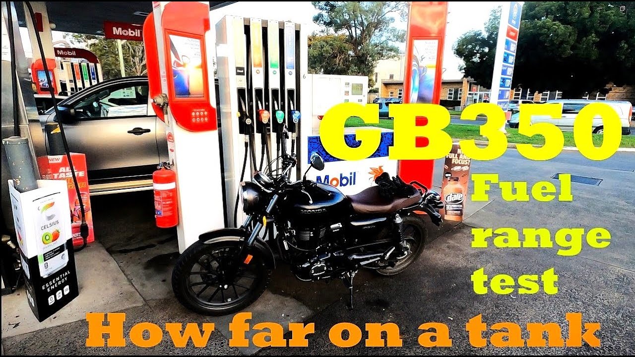 GB350 How far on a tank? Fuel range test.