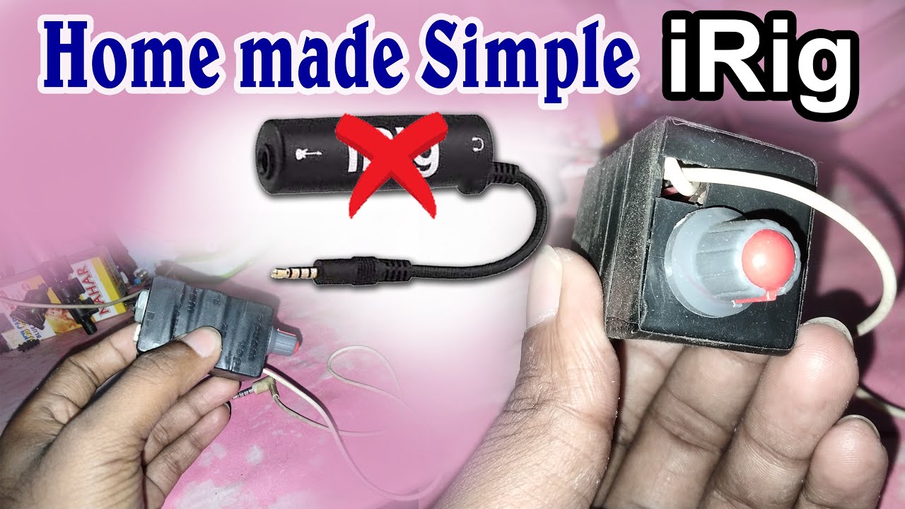Simple Homemade IRIG || simple irig making || diy iRig || Audio Mixer To Mobile#uniqueideas