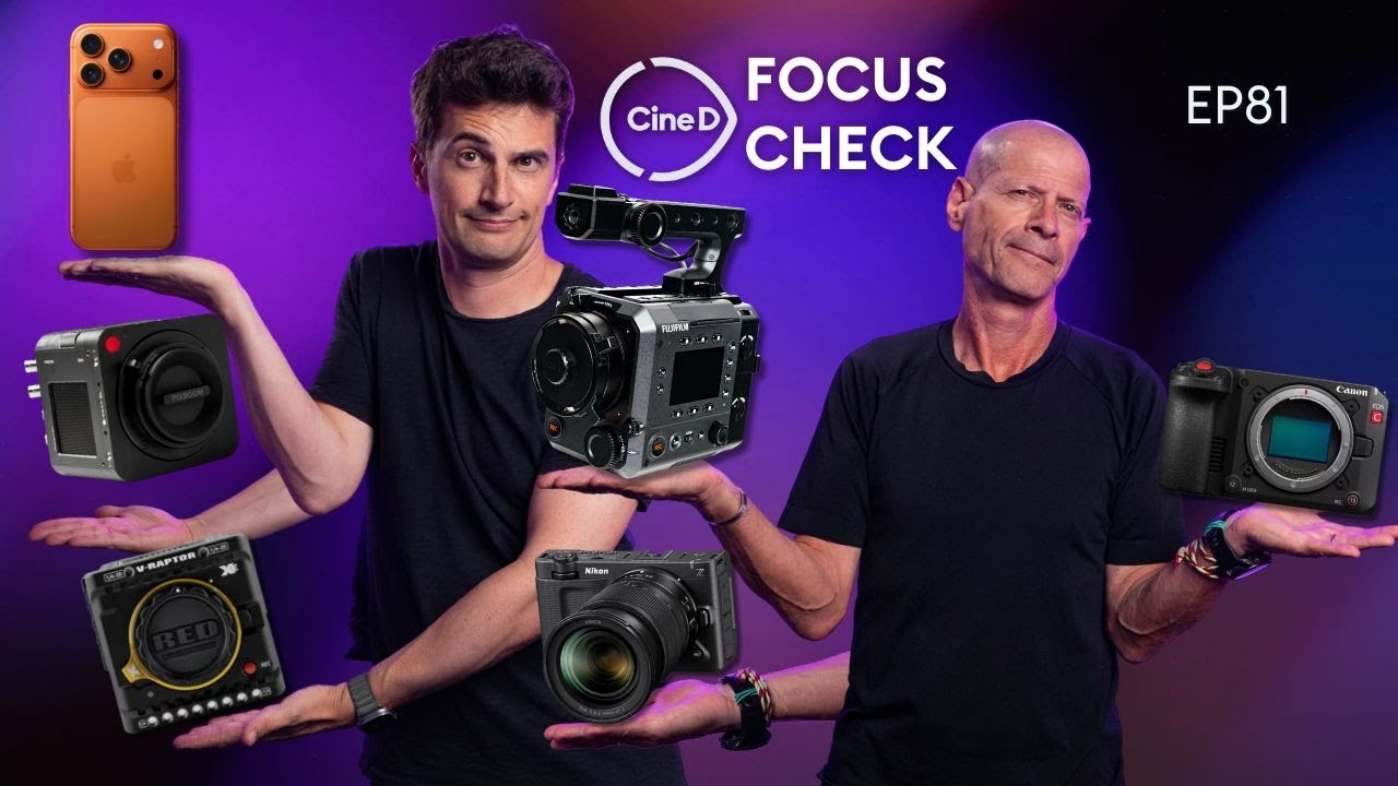 Canon EOS C50, Nikon ZR, RED V-RAPTOR XE, FUJIFILM ETERNA GFX 55, iPhone 17 Pro | Focus Check Ep81