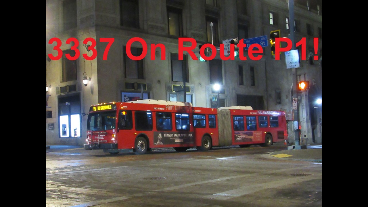 NeoplanDude | Pittsburgh Regional Transit 2013 New Flyer D60LFR #3337 On Route P1, East Busway!