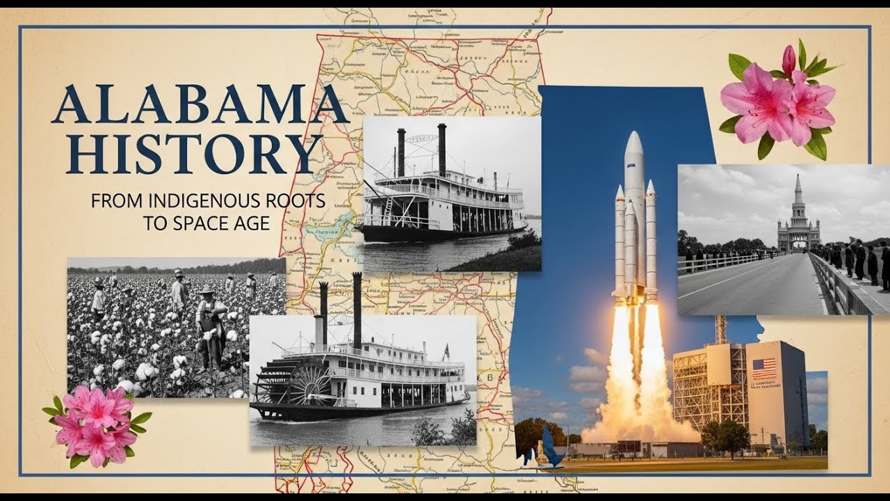 The History of Alabama in 90 Seconds I The Daily Then&trade;