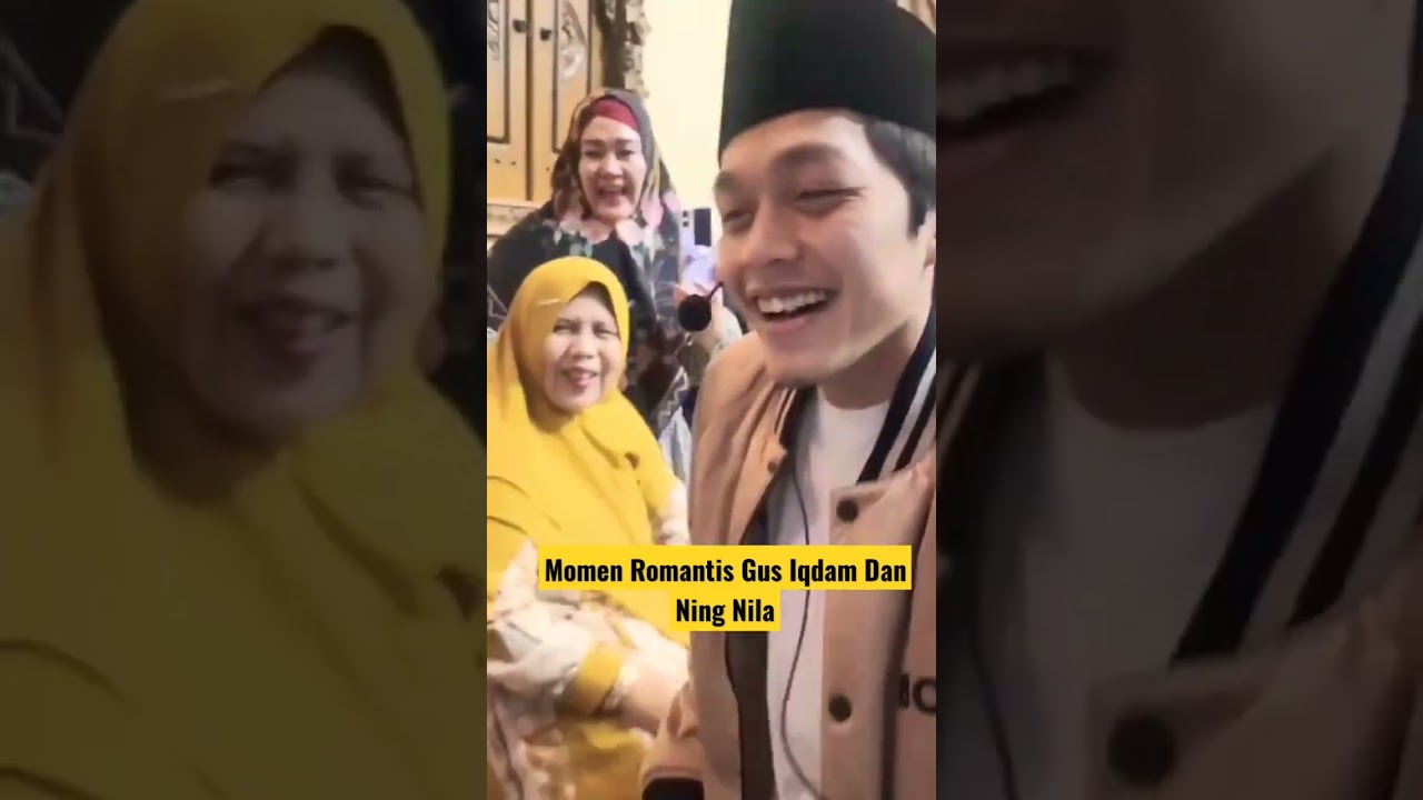 Momen Romantis Gus Iqdam dan Ning Nila. 