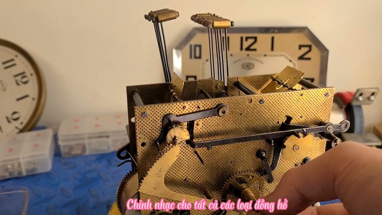 Cách chỉnh nhạc cho tất cả các loại đồng hồ- Sửa chữa Đồng Hồ Côn Cổ, cơ cổ Treo Tường Của Đức, Pháp