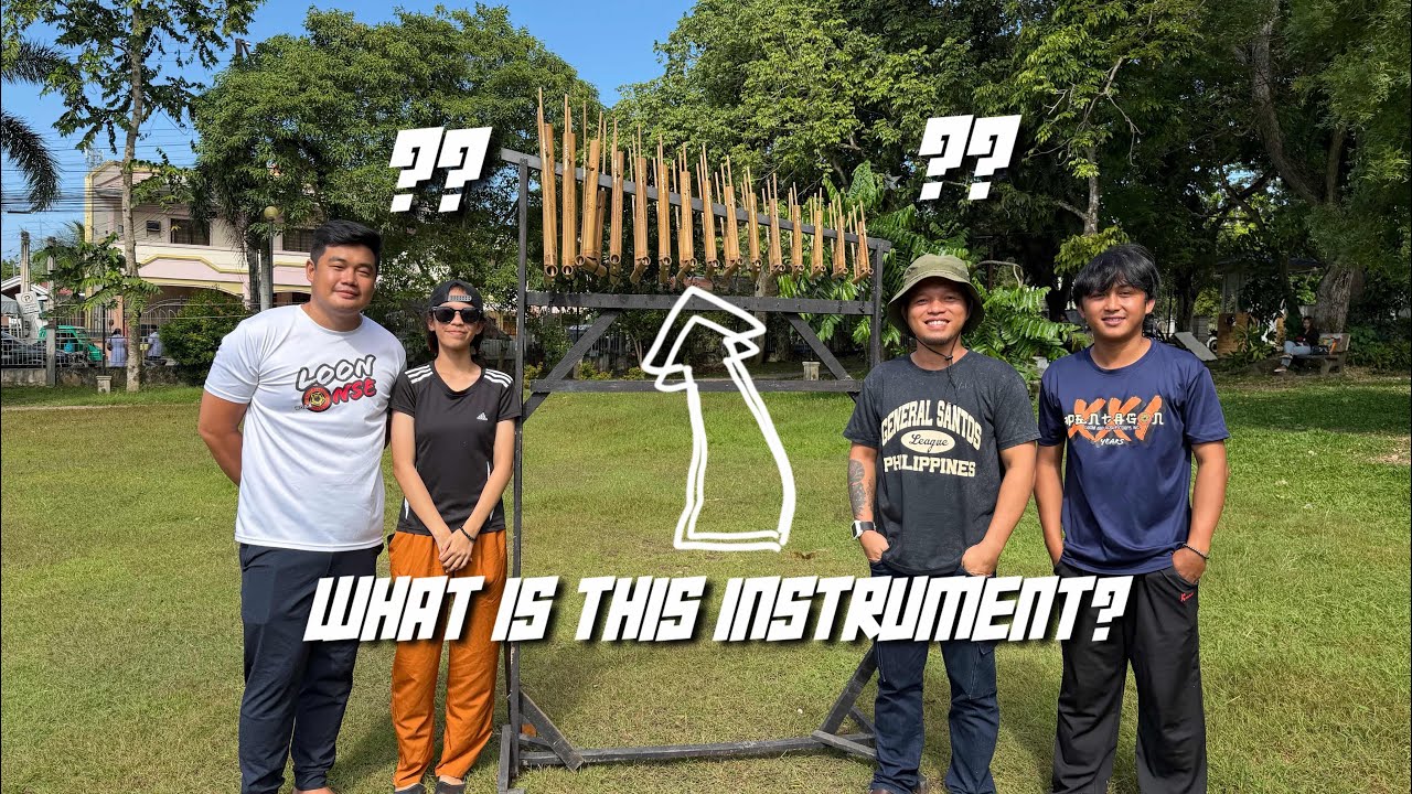 Angklung, a bamboo instrument from Indonesia. 