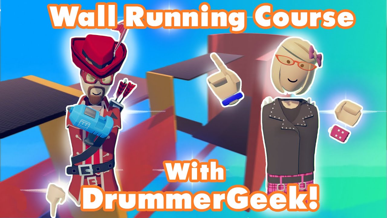 Maker Pen Fun - Wall Running Course with DrummerGeek!