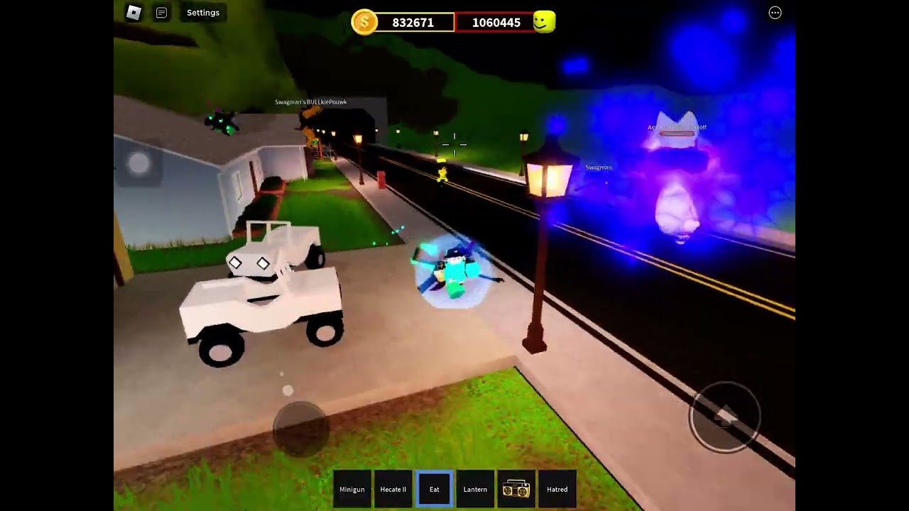 Amethyst big fur wolf | roblox shoot and eat noobs