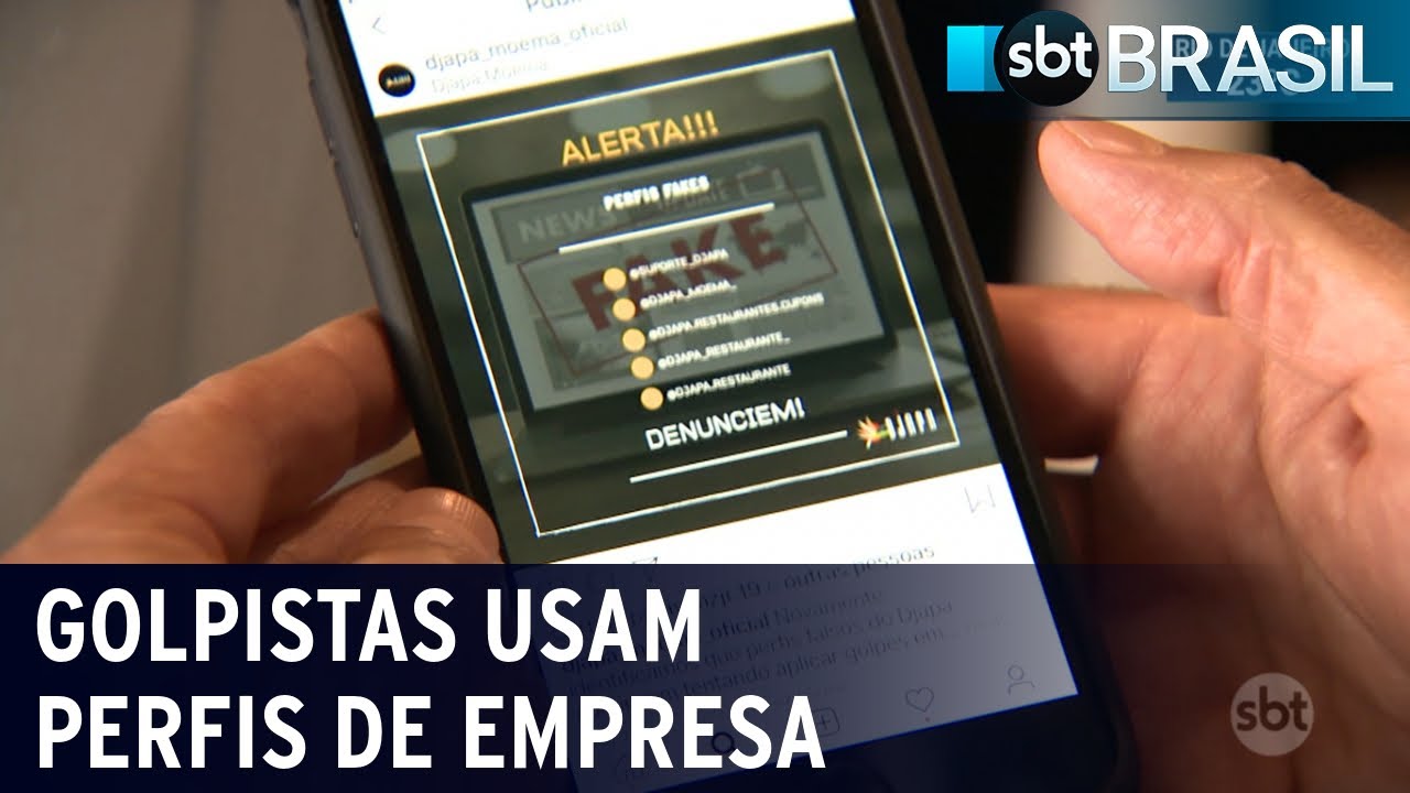 Criminosos usam perfis de empresas para golpes na internet | SBT Brasil (26/10/20)
