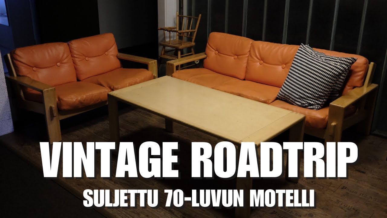 Vintage Roadtrip Lempäälä- Oulu- Kemi / Poiketaan 70-luvun suljetussa vintage motellissa.