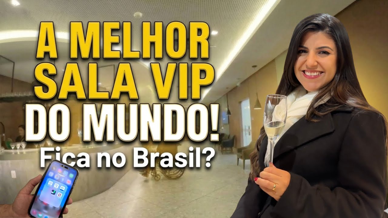 A MELHOR Sala VIP do Mundo fica em CONFINS? Advantage VIP Lounge Review Completo