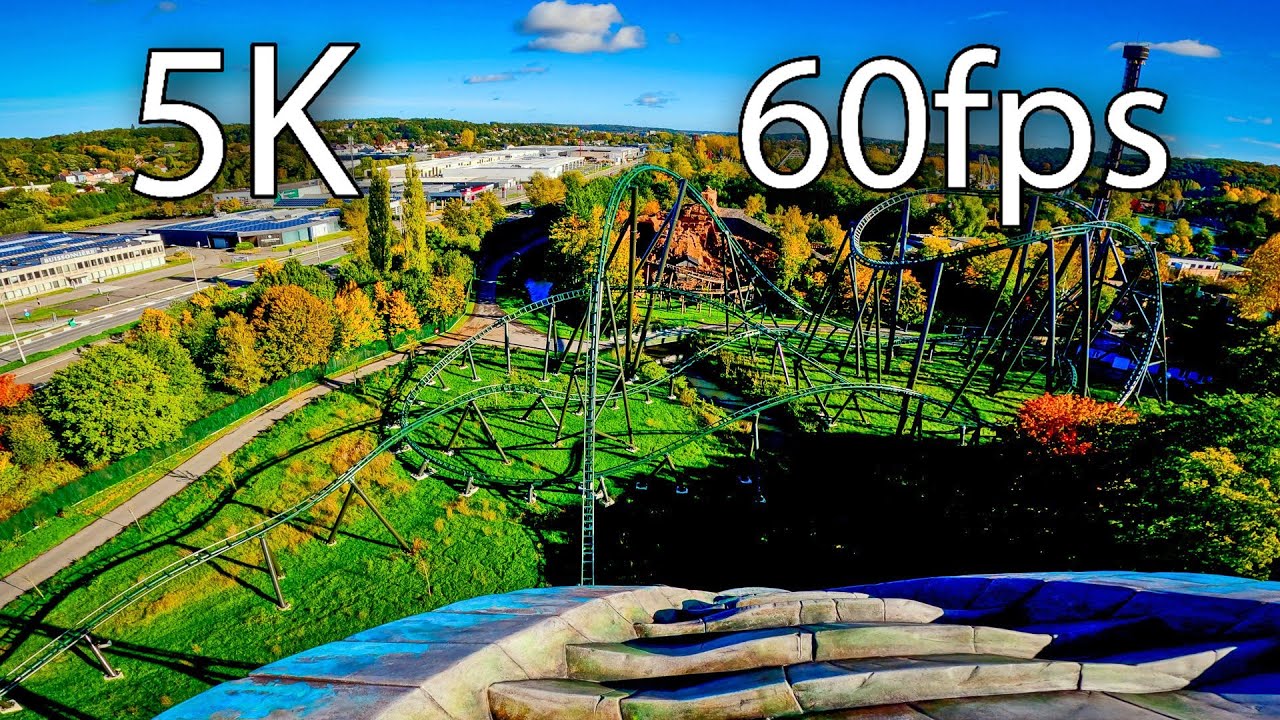 Kondaa front seat on-ride 5K POV @60fps Walibi Belgium