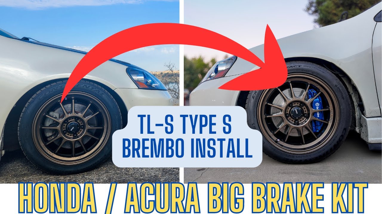 Brembo Acura TL-S Big Brake Kit Install on Acura RSX Type S
