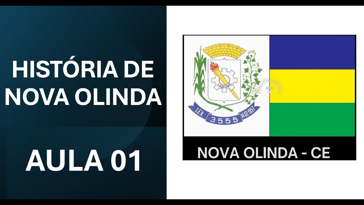 AULA 01:   HISTÓRIA DE NOVA OLINDA  -  CONCURSO 2024 - QUESTÕES - UPA