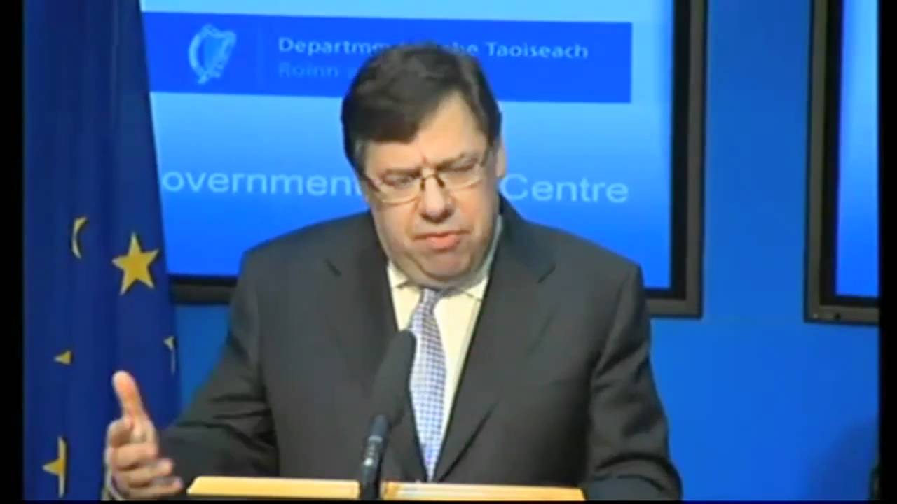 Irish Taoiseach Cowen avoids direct answers