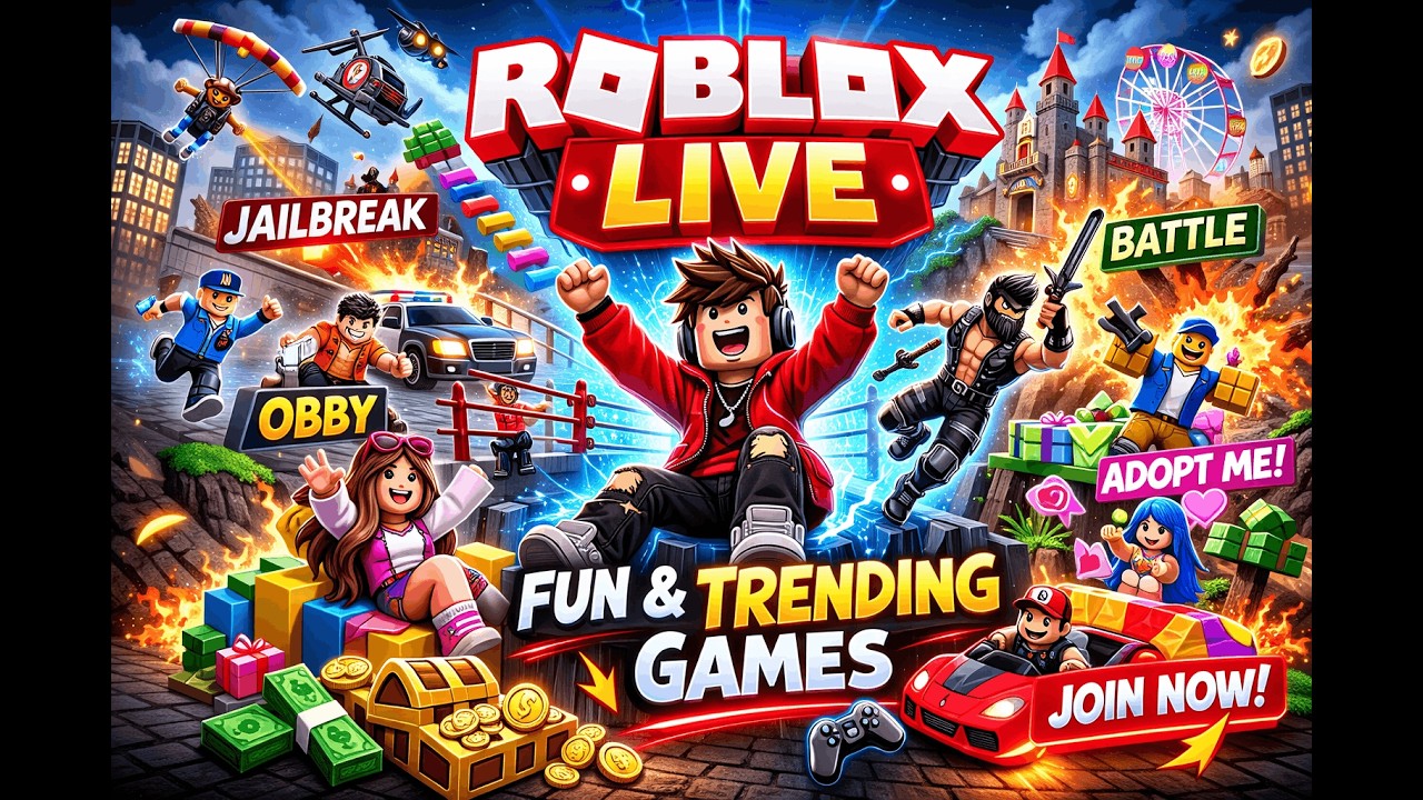 🔴 Roblox Live | Fun Gameplay & Trending Games 🚀