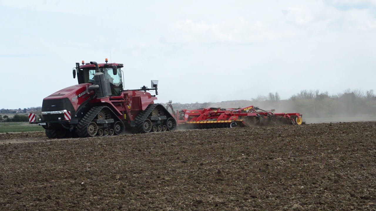 Case 620 Quadtrac & Vaderstad Topdown cultivating
