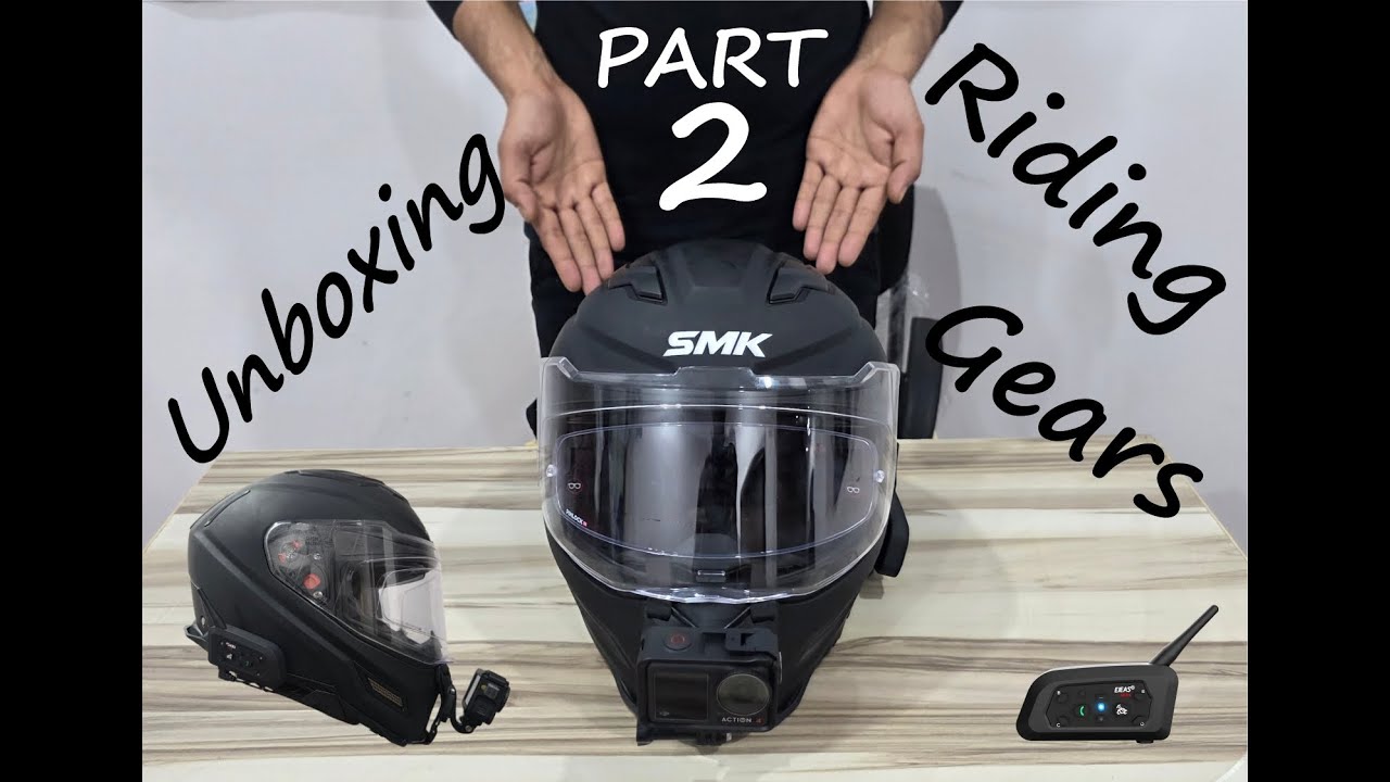 SMK Agnar Helmet + Ejeas V6 Pro+ Intercom Unboxing & Setup | Installation Guide with DGI Action 4!