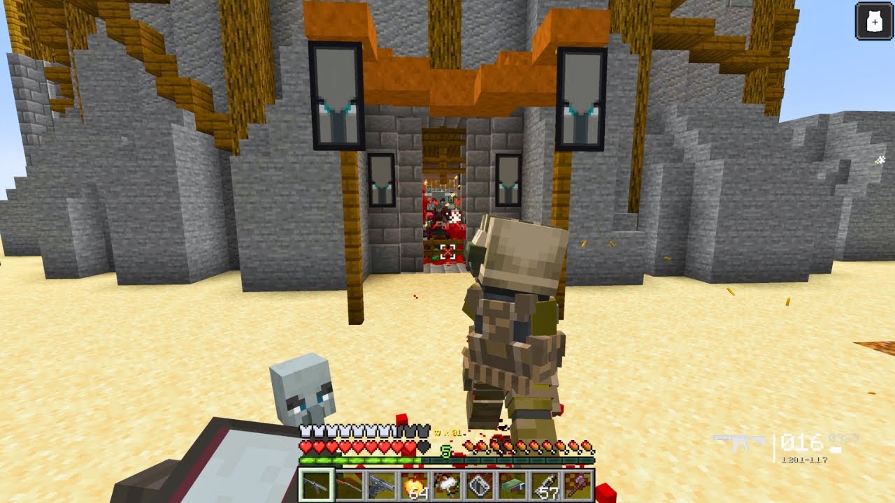 SNEAK ATTACKING A Pillager ARENA In MINECRAFT