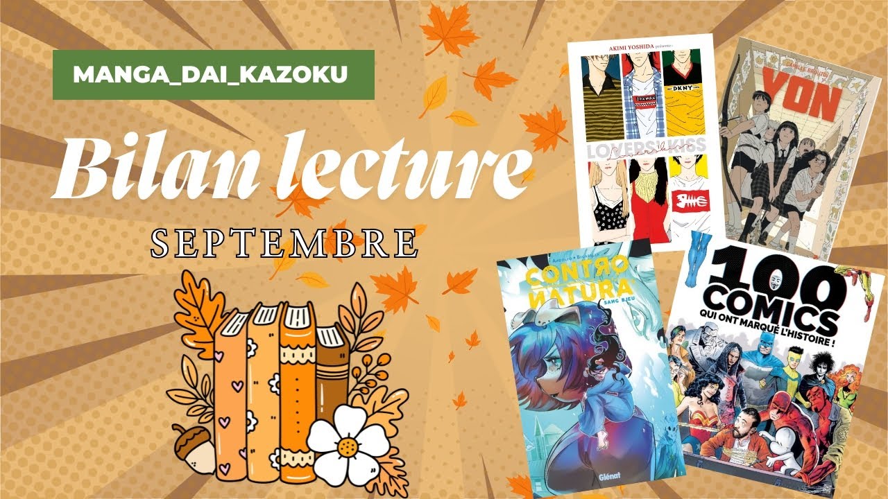 Bilan des lectures de septembre : petit bilan !