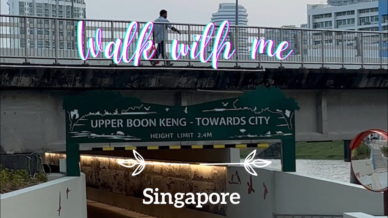 Join me for a walk from Kallang Park Connector to city via new underpasses
