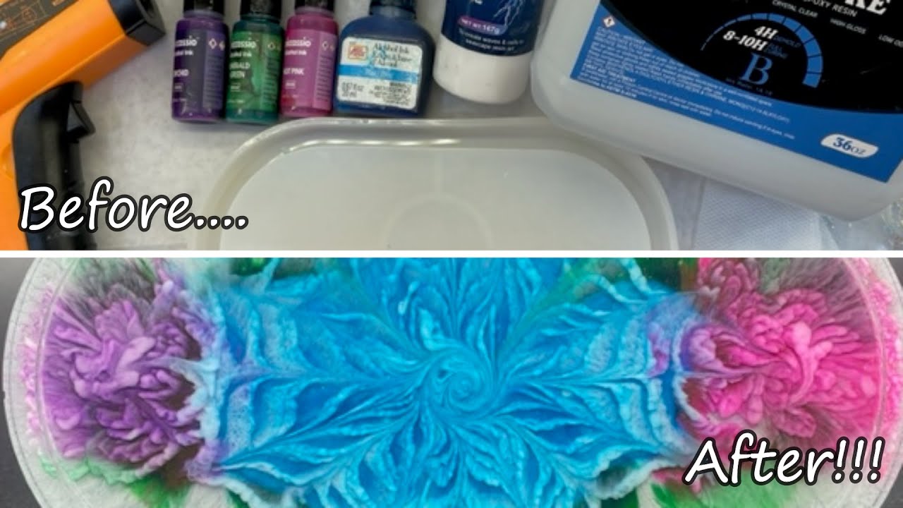 #303 Combining Resin Bloom With Resin Crackle!!