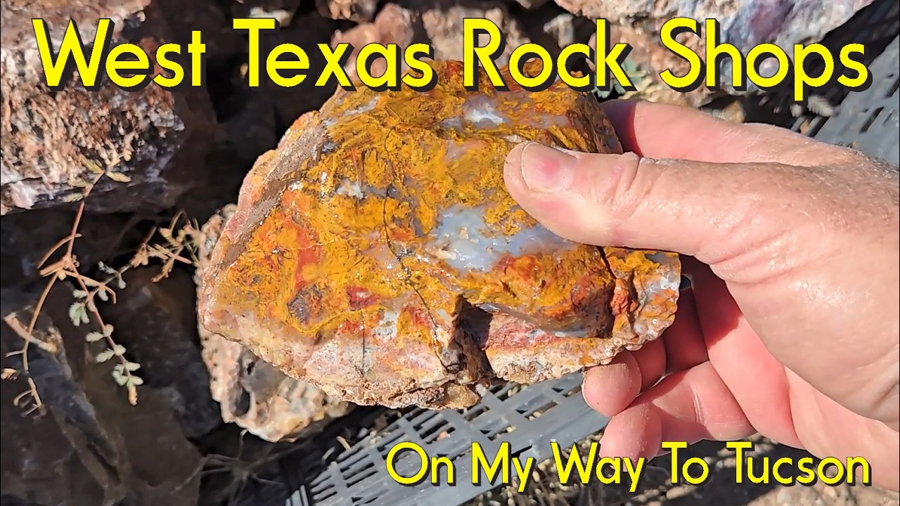 Посещение магазинов камней в Западном Техасе #искатели #лапидаризация #камни #магазинкамней #теха...