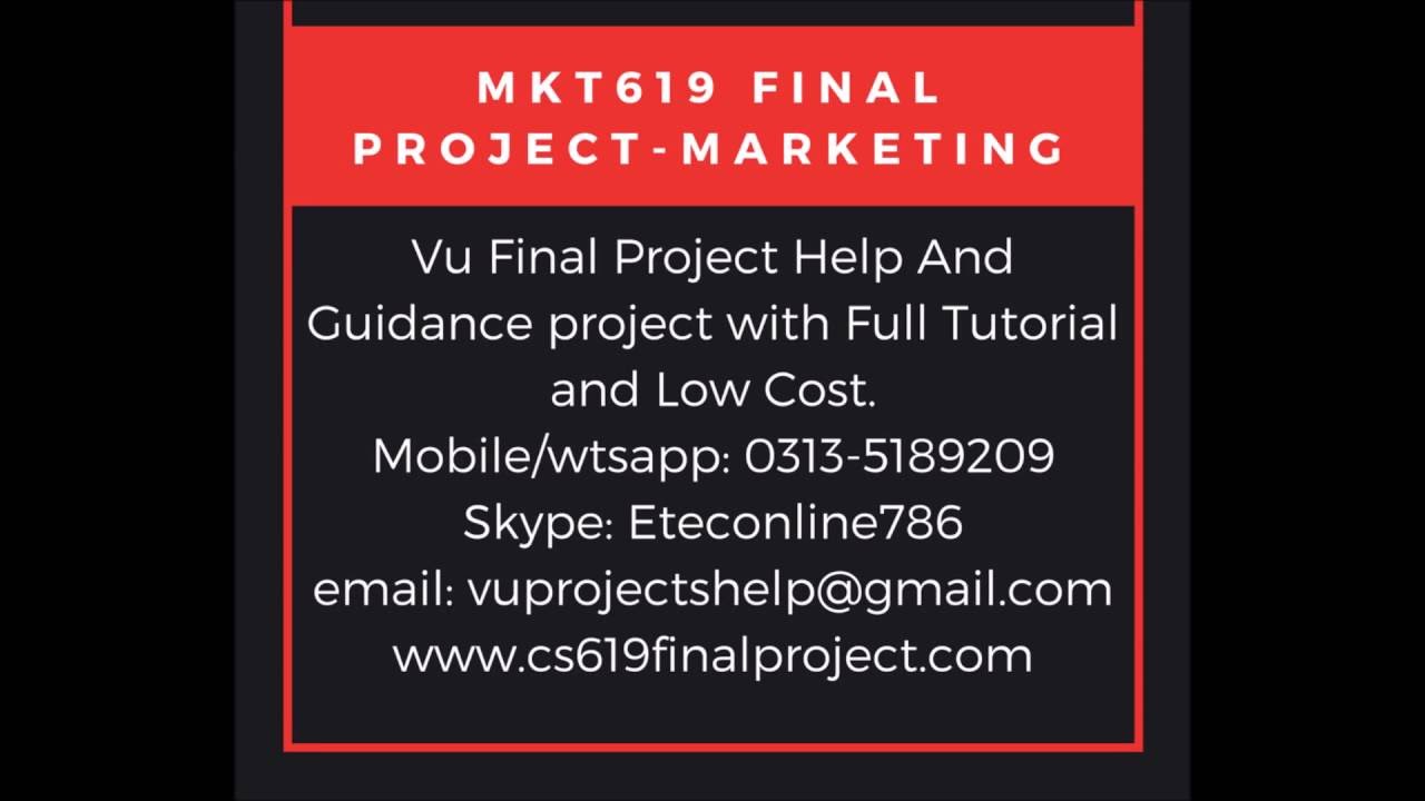 MKT619 Final Project Marketing