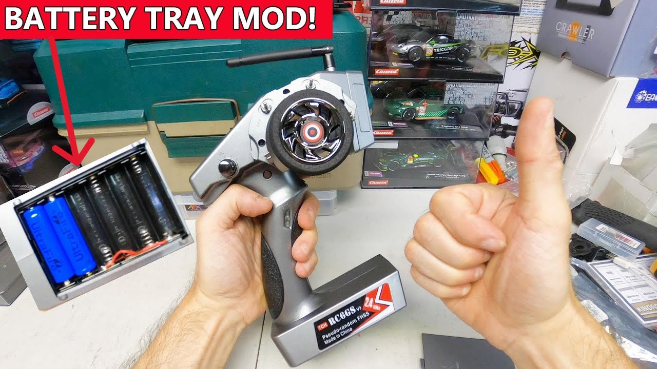 Radiolink RC6GS V3 radio tray battery modification