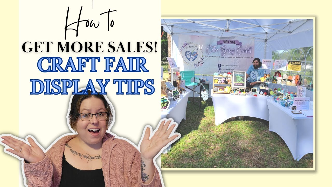 Crochet Craft Fair Set Up | Craft Show Vendor Tips | Hacks to Make More Sales at Market Events
