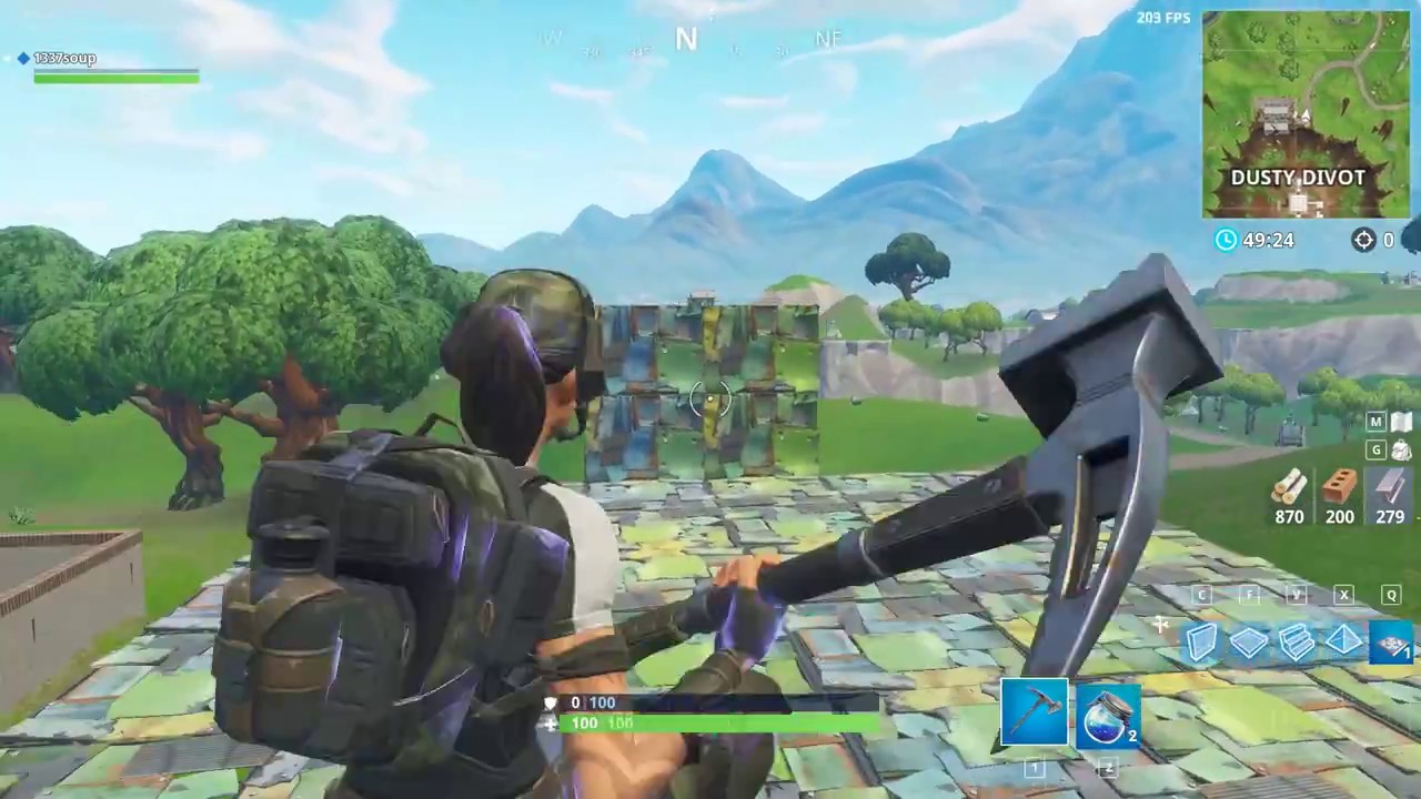 How to practice track aiming in playground mode (Fortnite)