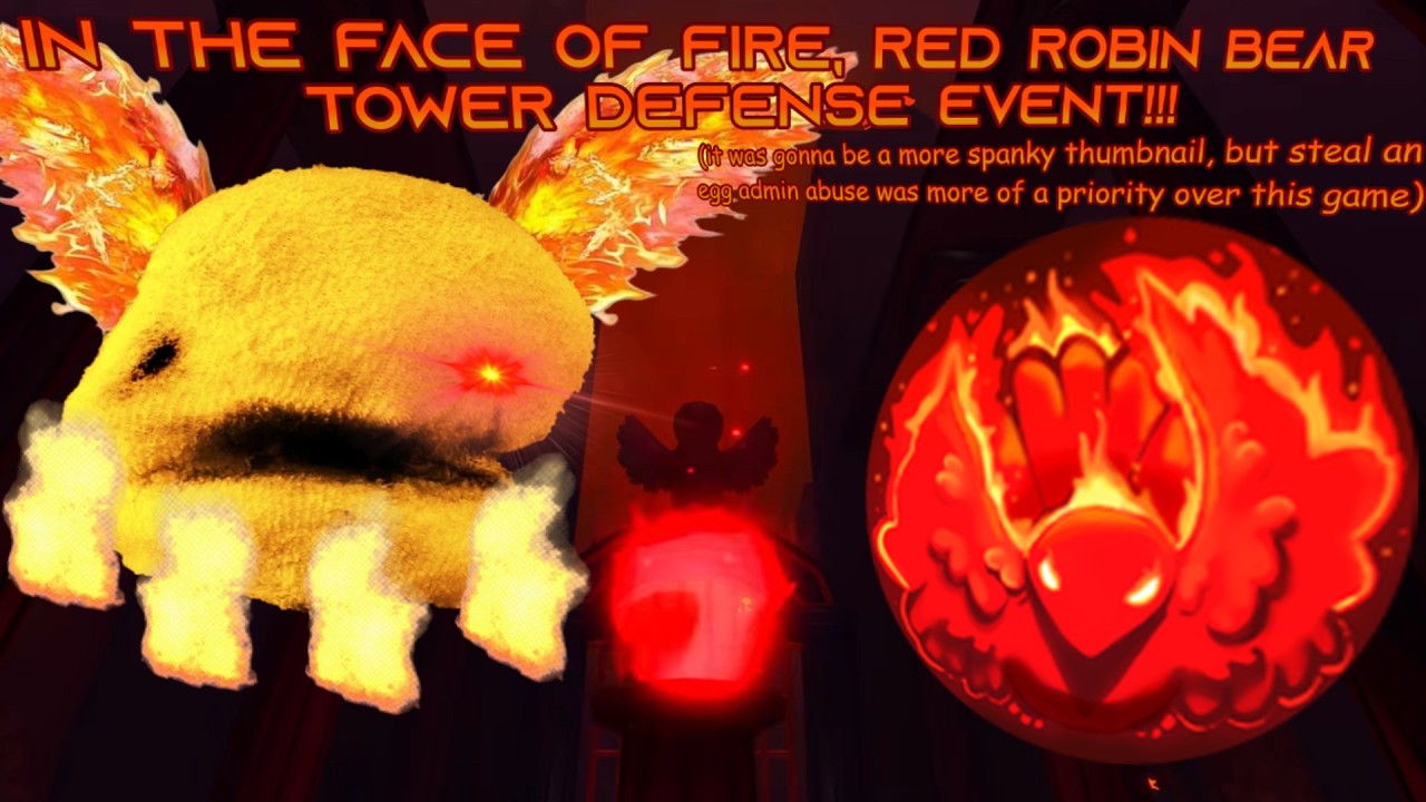 BEAR TOWER DEFENSE RED ROBIN PHOENIX CHALLENGE EVENT!!!! (BEAR TD part 15)