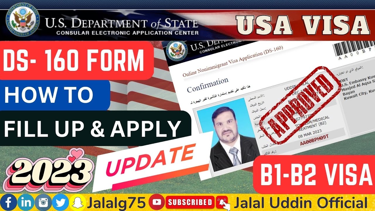 How to Fill Out the DS-160 form Correctly 2022-2023 - US Tourist Visa Application: Step by Step