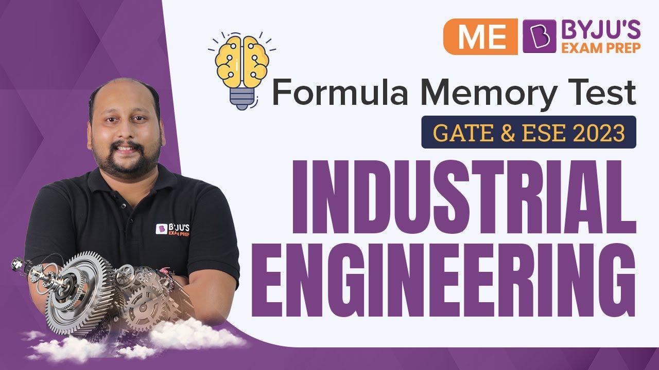 Industrial Engineering Formula Revision | GATE & ESE 2023 Mechanical Engineering (ME) Exam