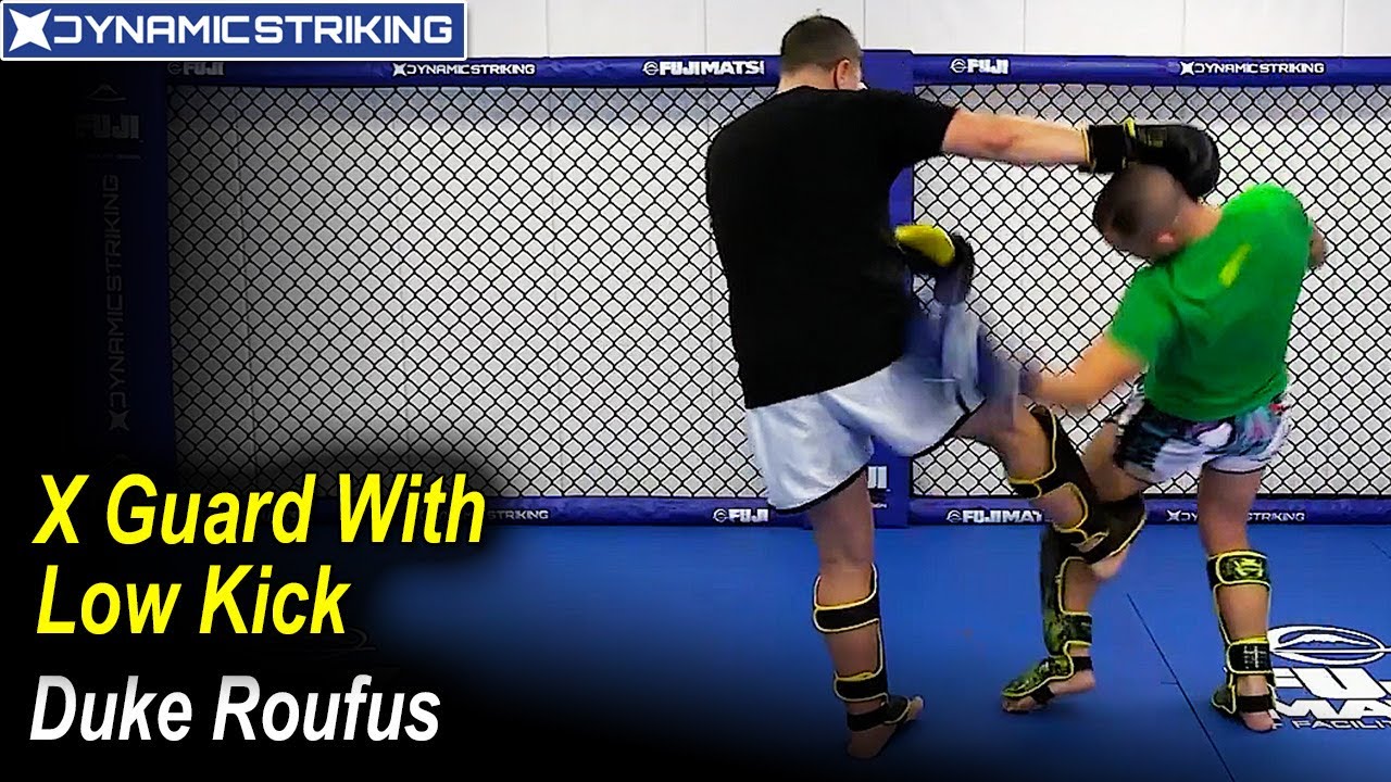X Guard With Low Kick by Duke Roufus