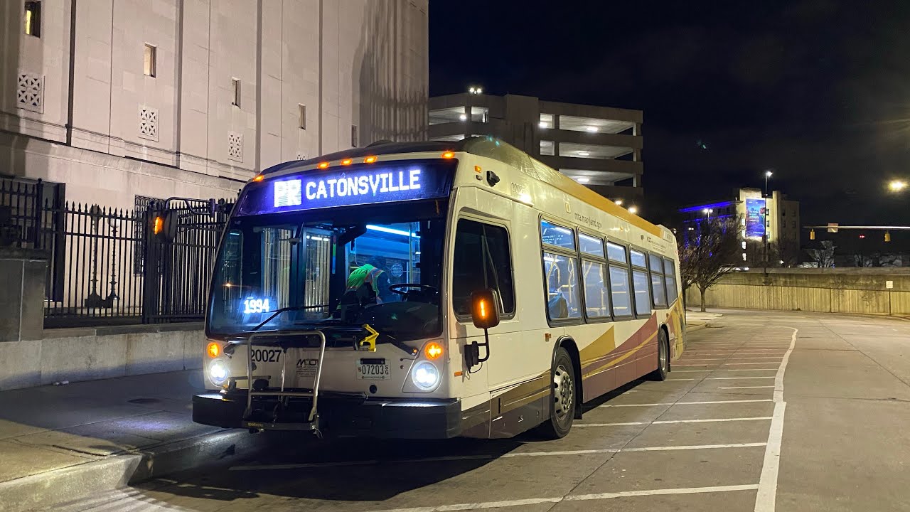 HAULING ASS!! MTA Maryland: 2020 NovaBus LFS #20027 | CityLink Purple