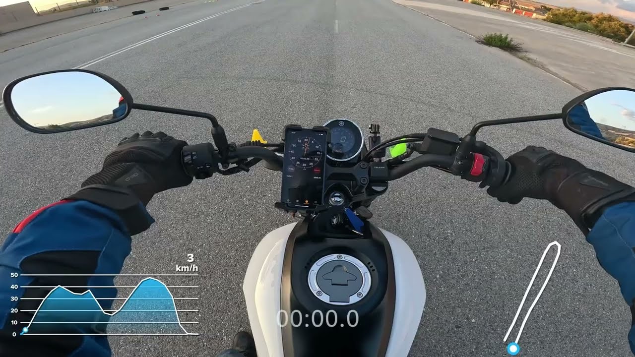 Examen de pista en 20&rdquo; - carnet A2 en moto de 125cc