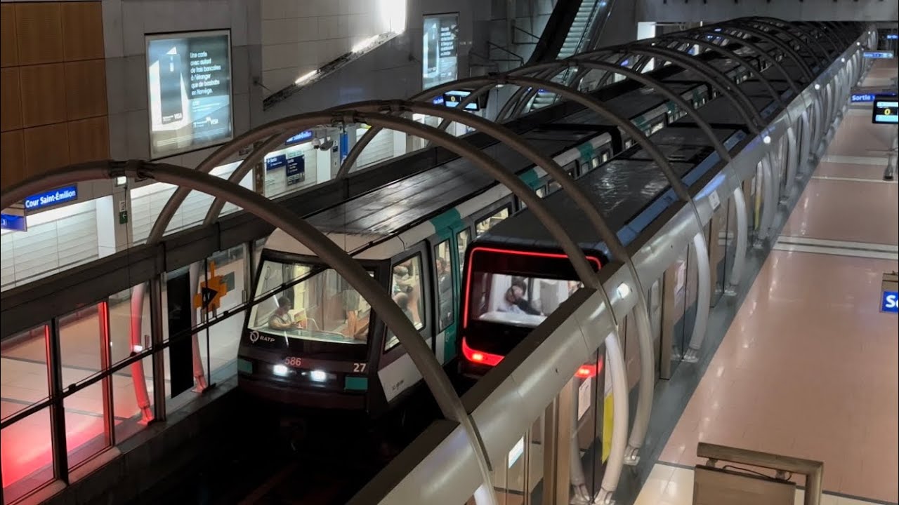 M14 : Time-Lapse Ligne 14 (Metro de Paris)