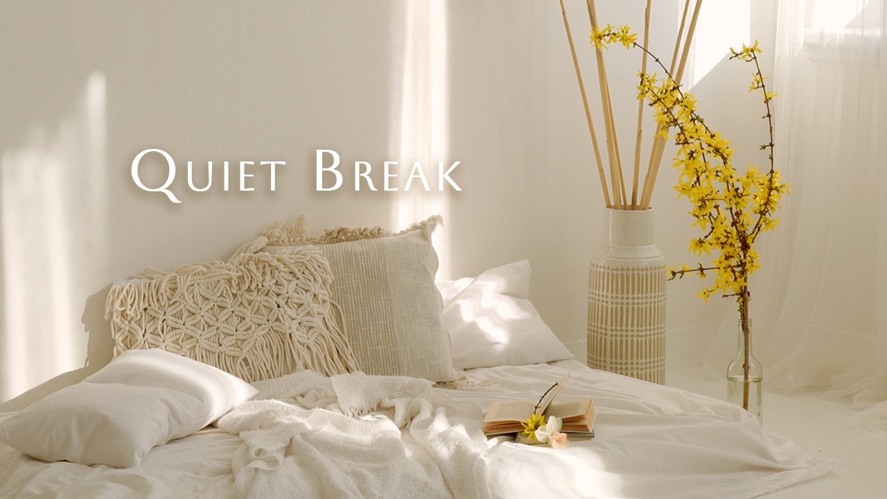 15 Minute Quiet Break 🌿 Ambient Guitar & Birdsong | Quick Friday Reset