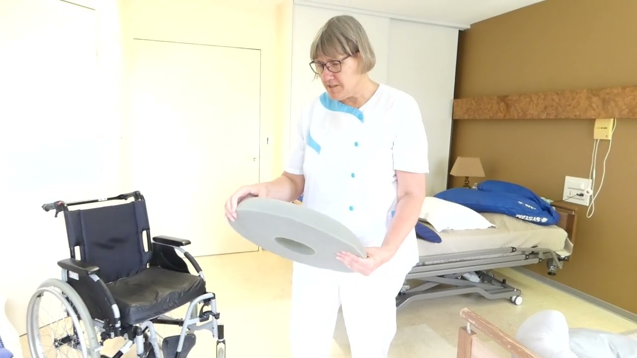Prévention des escarres: différents coussins pour les fauteuils