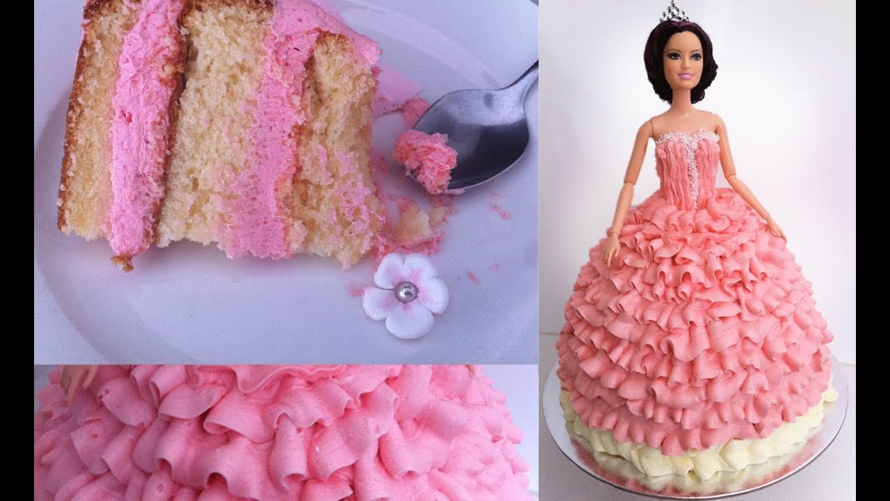Birthday Cake/ Princess Doll Tutorial How To Cook That Ann Reardon