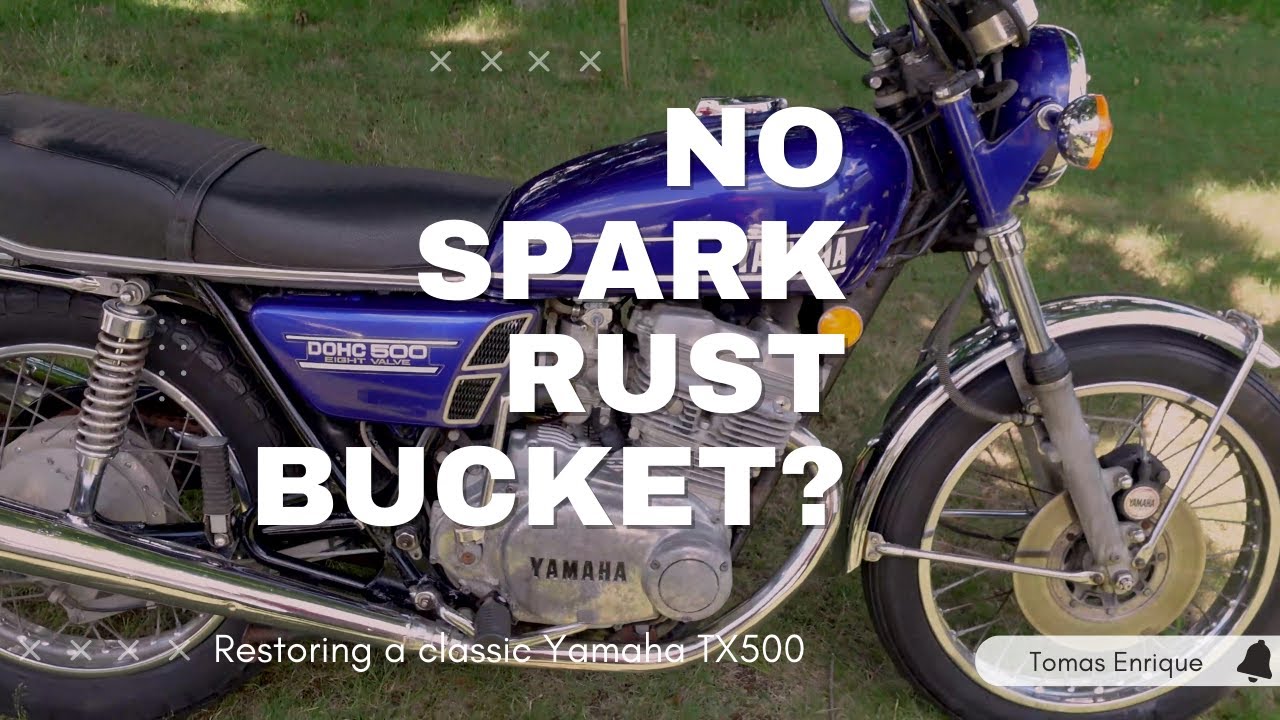 NO SPARK? RUST?- Refreshing a 1974 Yamaha TX500 Classic #classicmotorcycle #motorcycle #diy #project