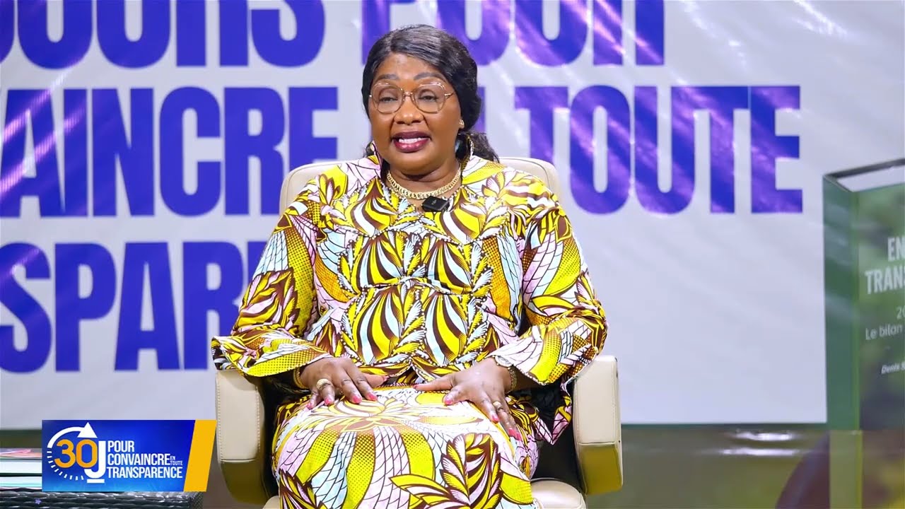 Edith Delphine ADOUKI défend le bilan du président Sassou