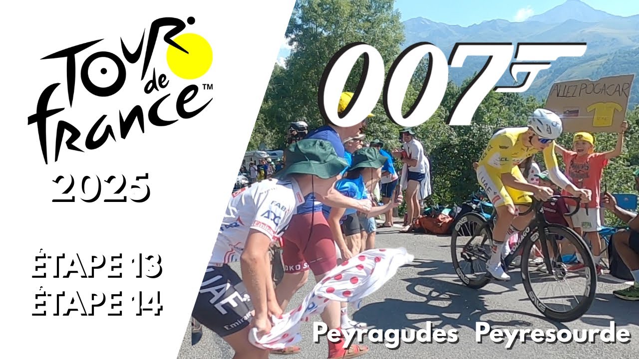 Quel est le lien entre James Bond et le Tour de France? Sur la route du CLM à Peyragudes